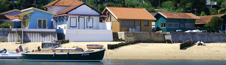 Situation de l'hôtel les bains d'Arguin