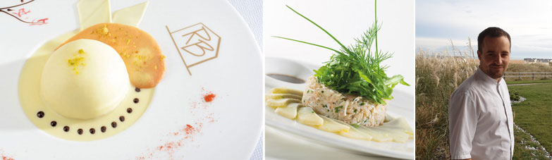 Le chef Kévin VINCENT et ses recettes