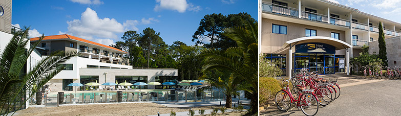 L'établissement hôtel les bains d'Arguin à Arcachon