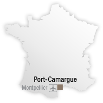 map Situation de l'hôtel Thalazur Port-Camargue