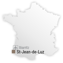 map Situation de l'hôtel Thalazur Saint-Jean-de-Luz