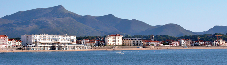 Situation de l'hôtel Thalazur Saint-Jean-de-Luz