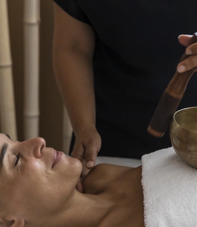 Massage aux bols tibétains en semaine (50')