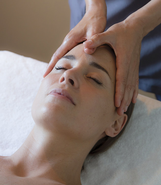 Massage visage en semaine (20')