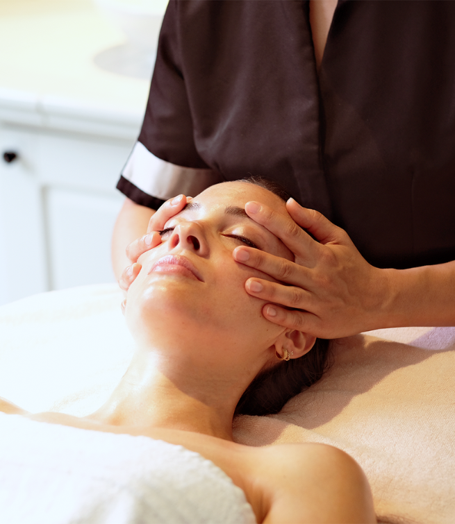 Massage du visage prénatal (25')