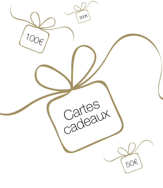  Carte cadeau  - Email - Cadeau d'