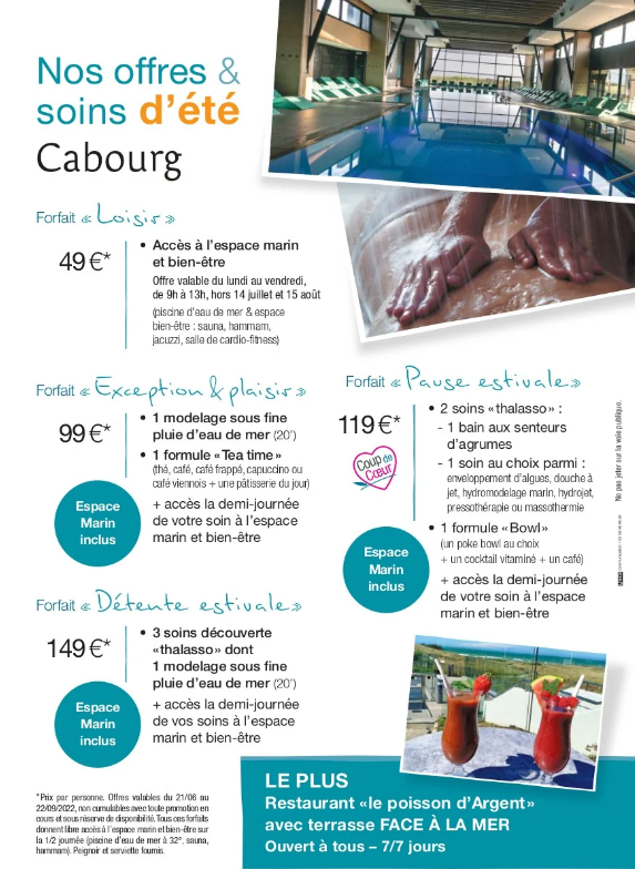 offres été à Cabourg