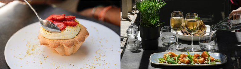 Le restaurant de plage de notre hôtel Thalazur Bandol île-Rousse*****